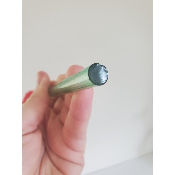 Hand Blown Art Glass Long Stem Tulip Flower 14.25 Inches Long Red Unsigned EUC - Picture 7 of 7